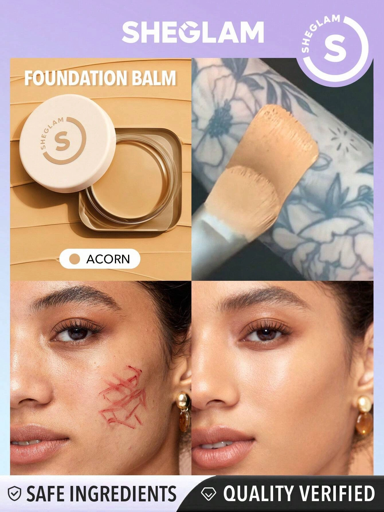 SHEGLAM Skinfluencer Full Coverage Foundation Balm Full size