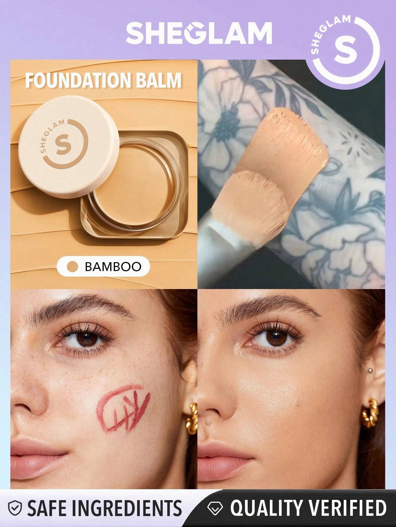 SHEGLAM Skinfluencer Full Coverage Foundation Balm Full size