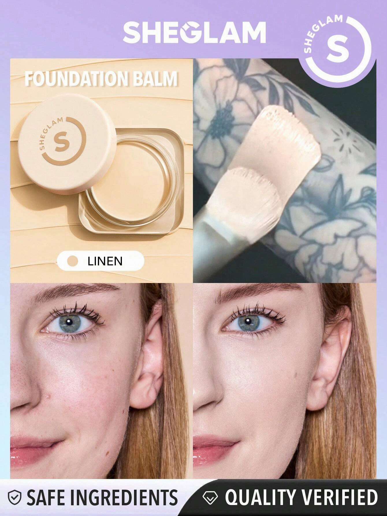 SHEGLAM Skinfluencer Full Coverage Foundation Balm Full size