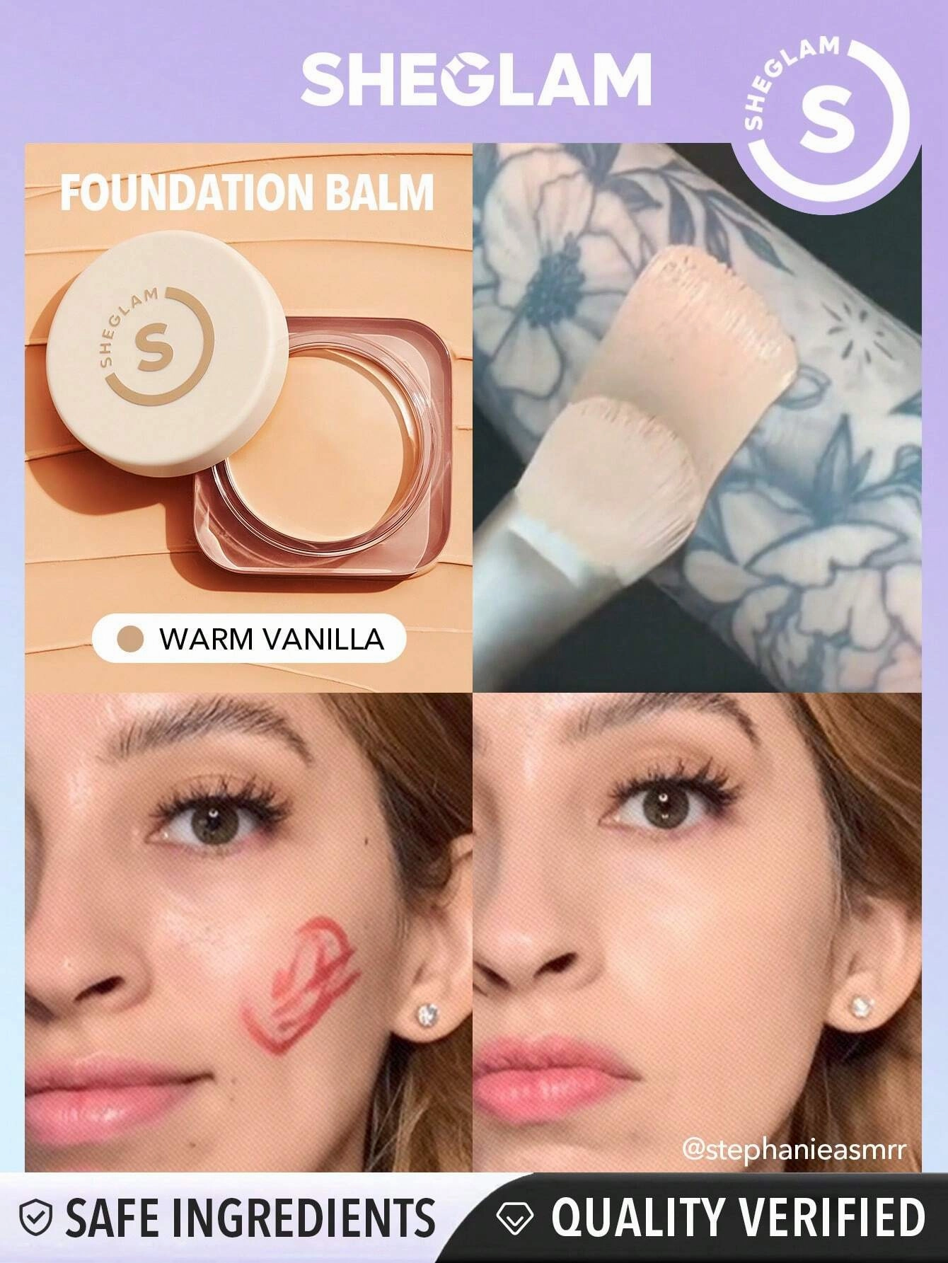 SHEGLAM Skinfluencer Full Coverage Foundation Balm Full size