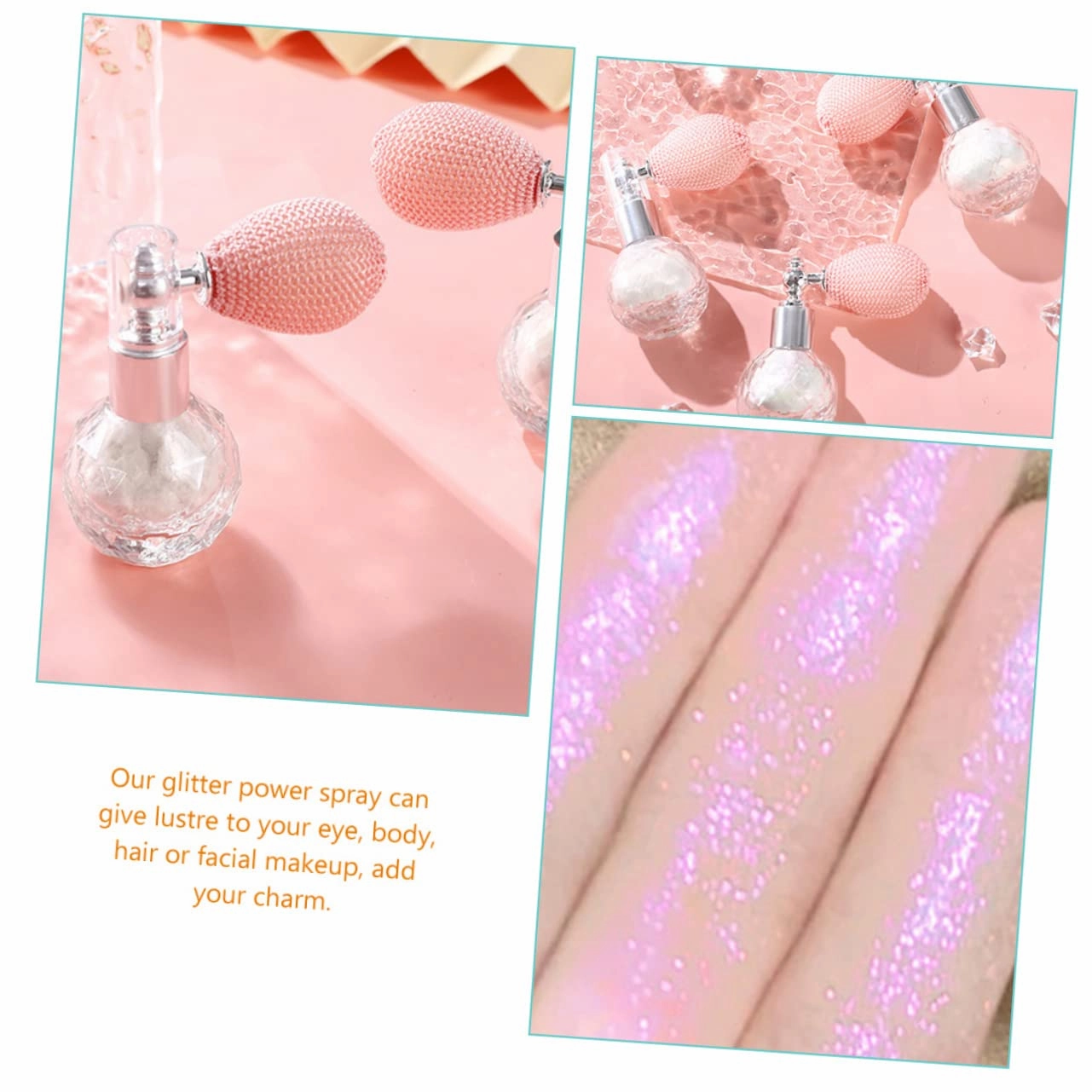 Shimmering Face Highlighter Spray Powder Bulk Extra Fine Glitter Glitter Spray for