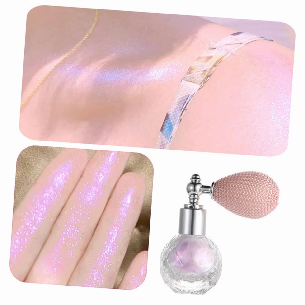 Shimmering Face Highlighter Spray Powder Bulk Extra Fine Glitter Glitter Spray for