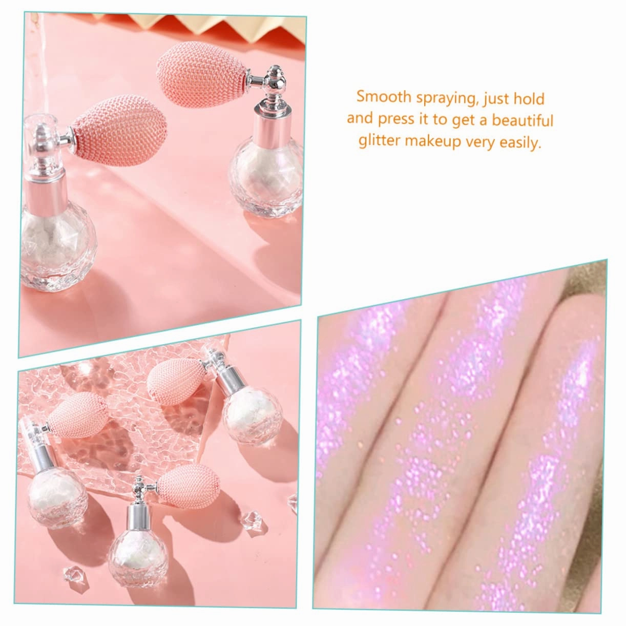Shimmering Face Highlighter Spray Powder Bulk Extra Fine Glitter Glitter Spray for