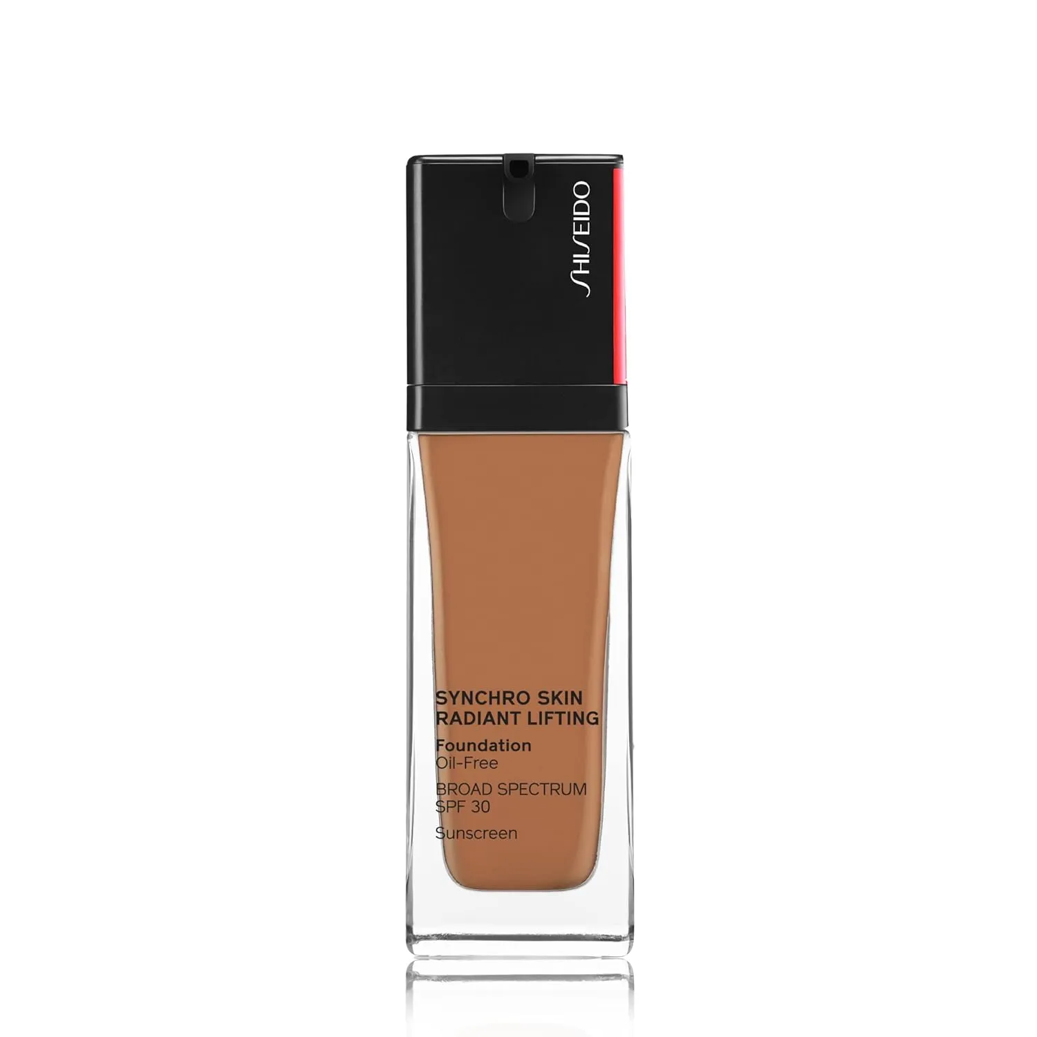 Shiseido Synchro Skin Radiant Lifting Foundation SPF 30 - Medium-to-Full, Buildable Coverage - 24-HR Hydration - Transfer, Crease & Smudge Resistant - Non-Comedogenic