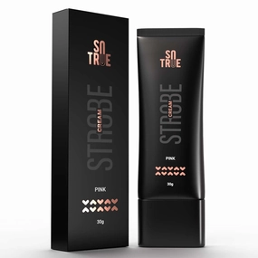 So'true Strobe Cream Pink for Face Radiance, Multipurpose Strobe Cream, Dewy Glazed Instant Glow, Highlighter For Face, Boosts Hydration, For All Skin Types, 30g