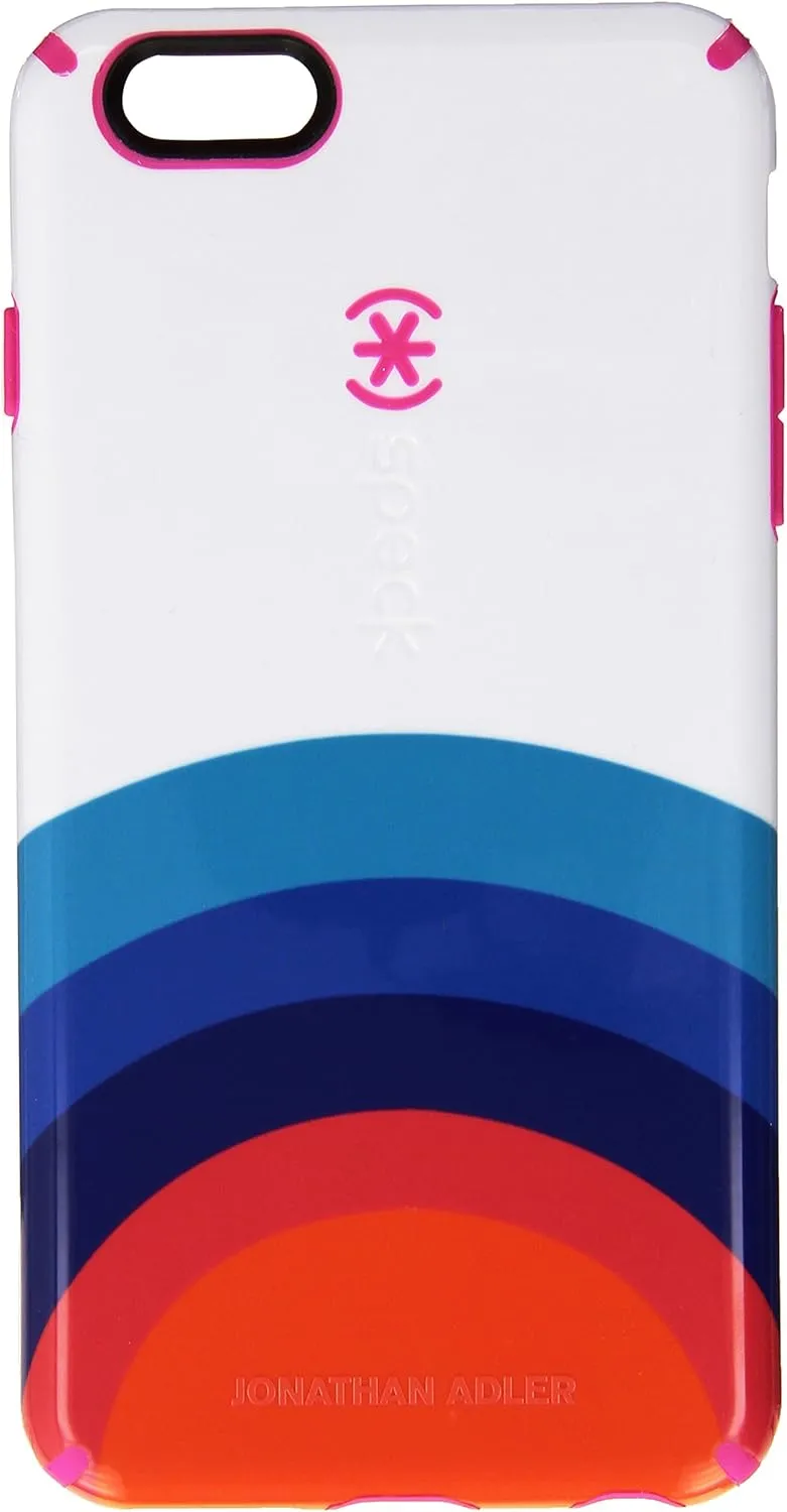 Speck Products CandyShell Inked Jonathan Adler Cell Phone Case for iPhone 6 Plus/6S Plus, Sunrise/Lipstick Glossy