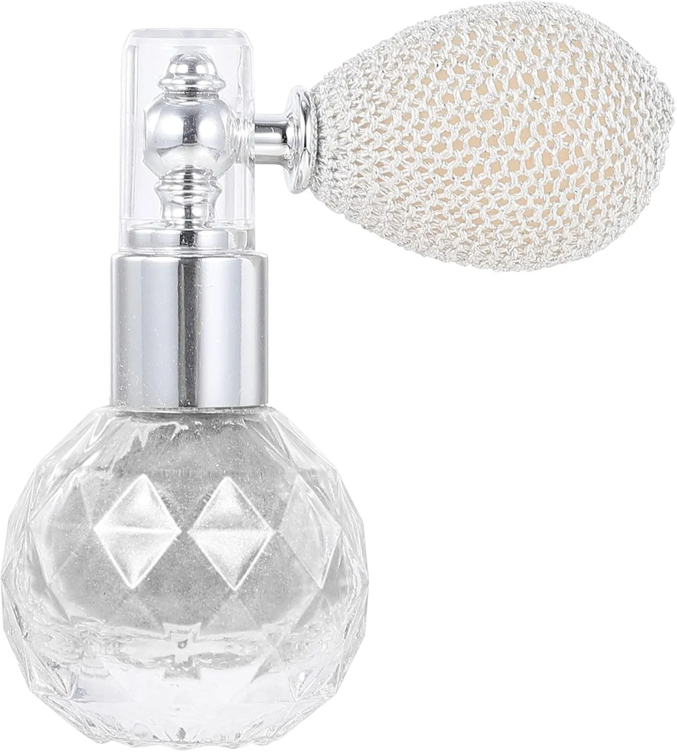 Spray Women Makeup Body Hair Highlighter Sprayer Shimmer Sparkle Powder Makeup Spray for Hair Face Body Nails Cosmetic Silver
