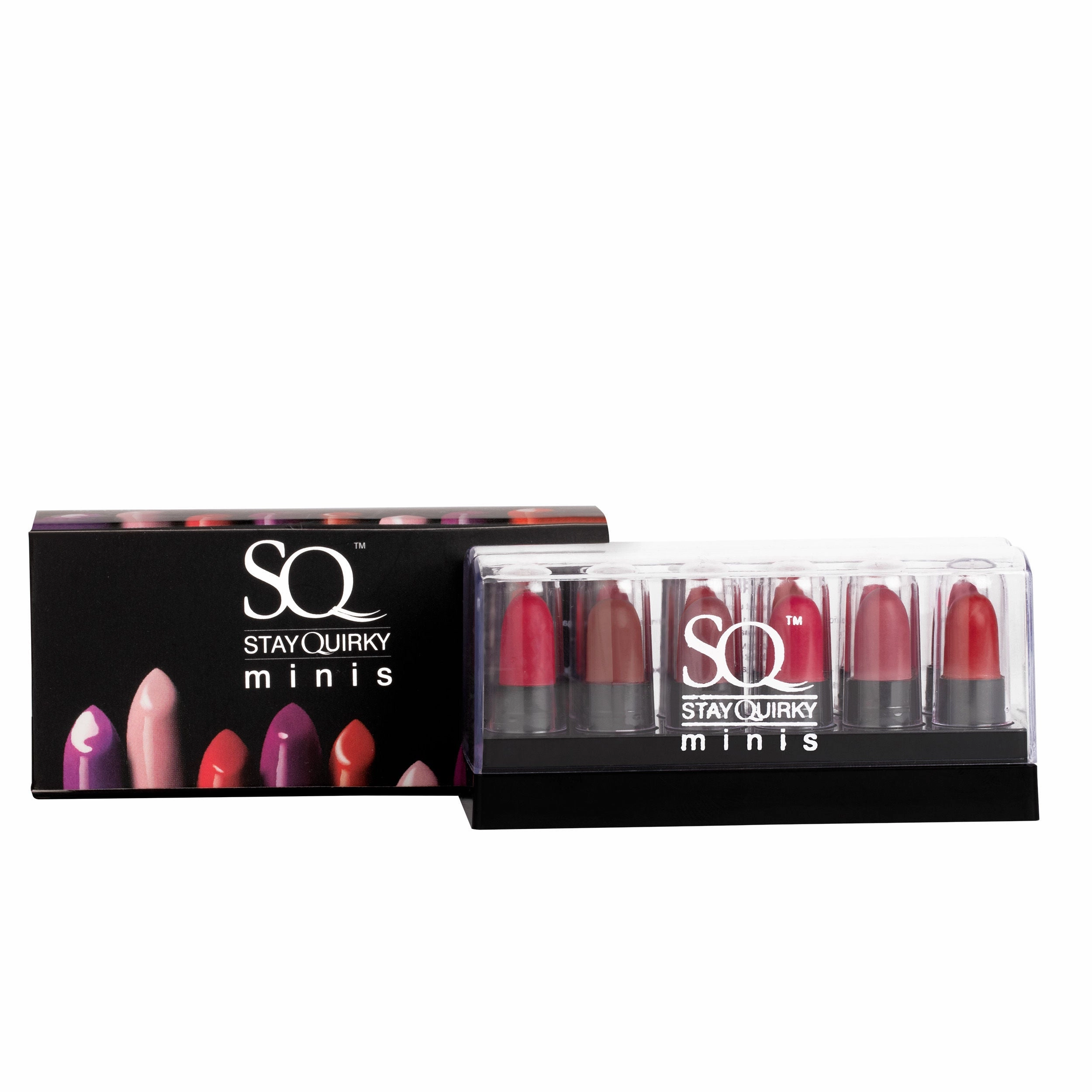 Stay Quirky Lipstick Soft Matte Minis|12 in 1|Long lasting|Smudgeproof|Multicolored|- My Kisses Are The Bullets Set of 12 Mini Lipsticks Kit 3 (14.4 g)