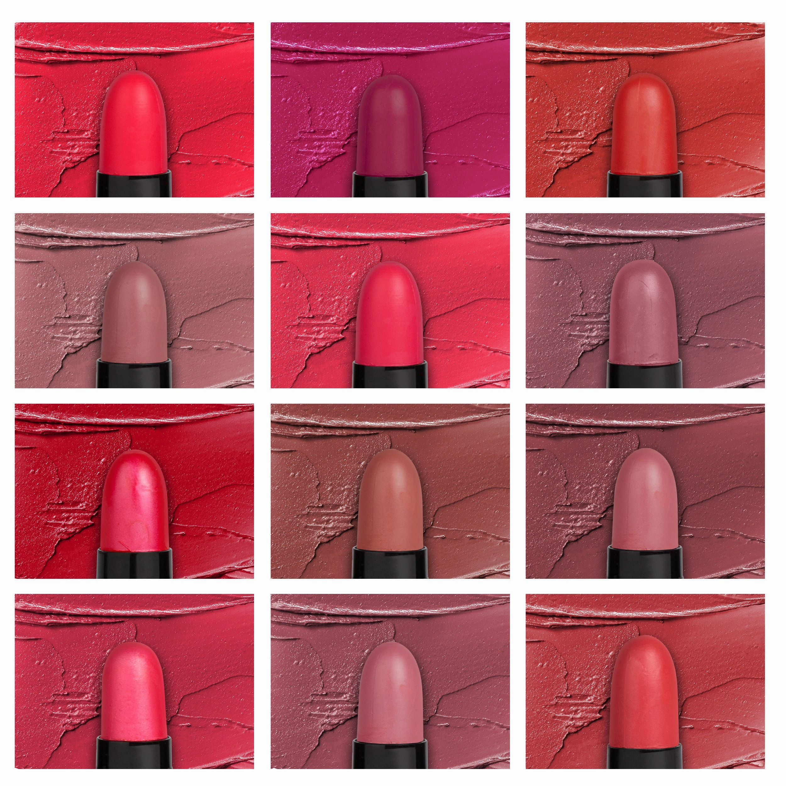 Stay Quirky Lipstick Soft Matte Minis|12 in 1|Long lasting|Smudgeproof|Multicolored|- My Kisses Are The Bullets Set of 12 Mini Lipsticks Kit 3 (14.4 g)