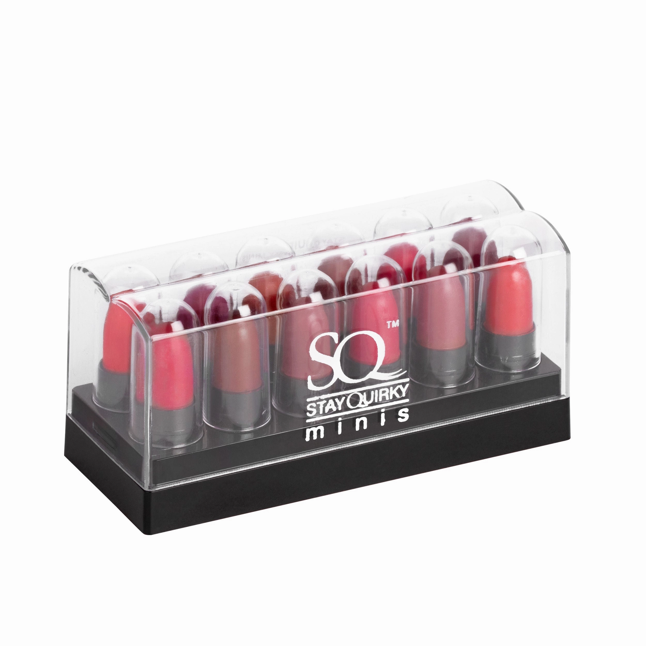 Stay Quirky Lipstick Soft Matte Minis|12 in 1|Long lasting|Smudgeproof|Multicolored|- My Kisses Are The Bullets Set of 12 Mini Lipsticks Kit 3 (14.4 g)