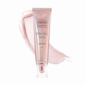 Str.obe Cream - Rose Gold, 30Ml | Primer   Highlighter   Moisturizer | Shea Butter & Hyaluronic Acid | Intense Hydration | Flawless Radiant Dewy Skin | Illuminating & Glowing Makeup Base