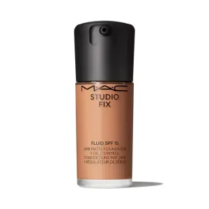Studio Fix Fluid SPF 15 24Hr Matte Foundation Plus Oil Control - NW30 by MAC for Women - 1 oz Foundation