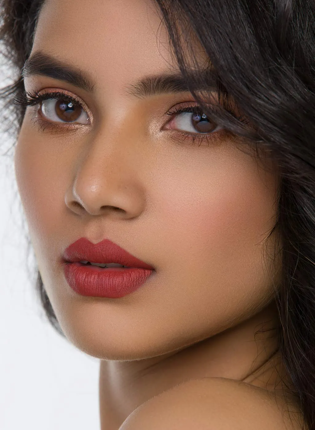 SUGAR Cosmetics Matte As Hell Crayon Lipstick With Free Sharpner, Long Lasting Matte Lip Crayon - 08 Jackie Brown (Reddish Brown), 2.8 g