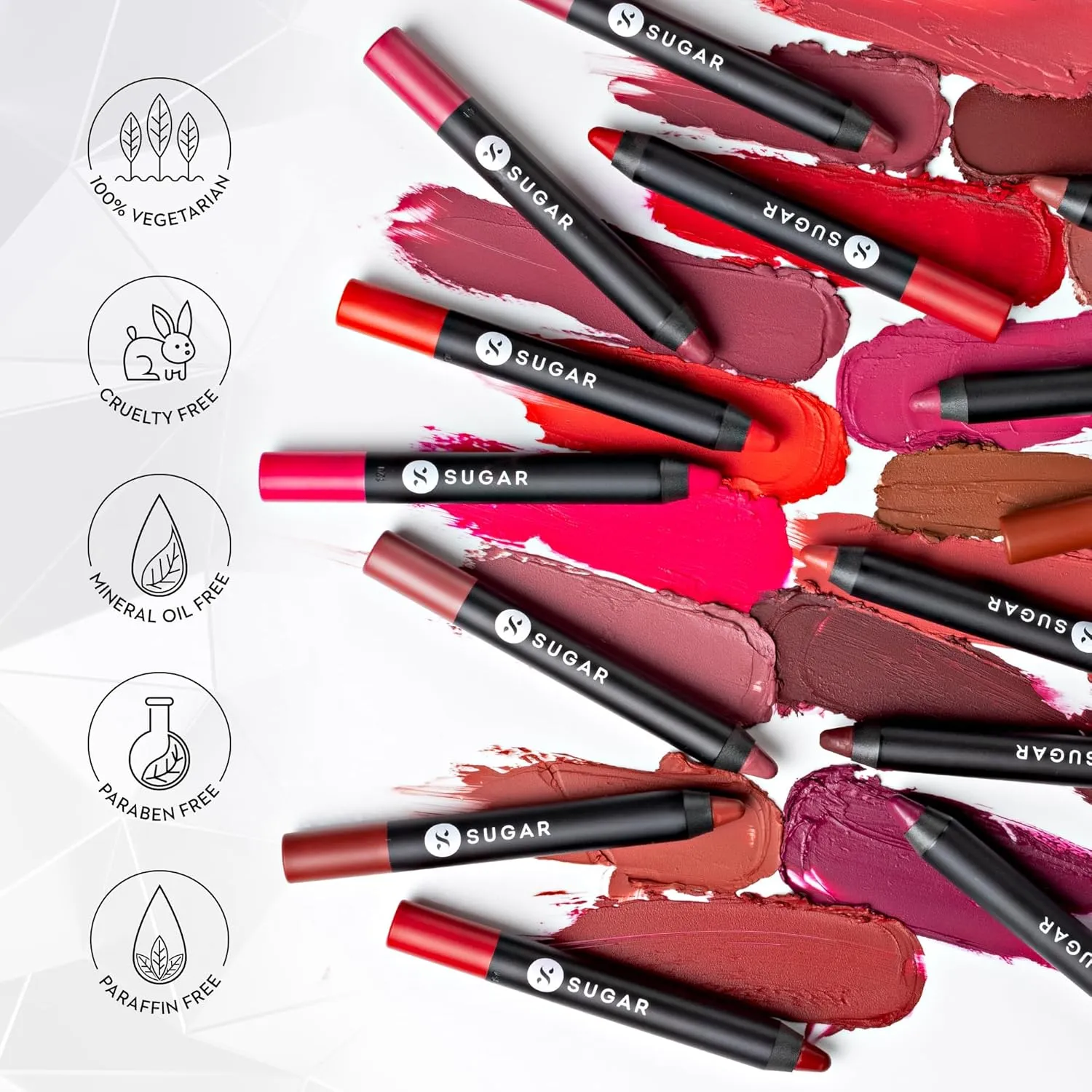SUGAR Cosmetics Matte As Hell Crayon Lipstick22 Donna Pinciotti (Magenta Pink) Highly pigmented, Creamy Texture, Long lasting Matte Finish