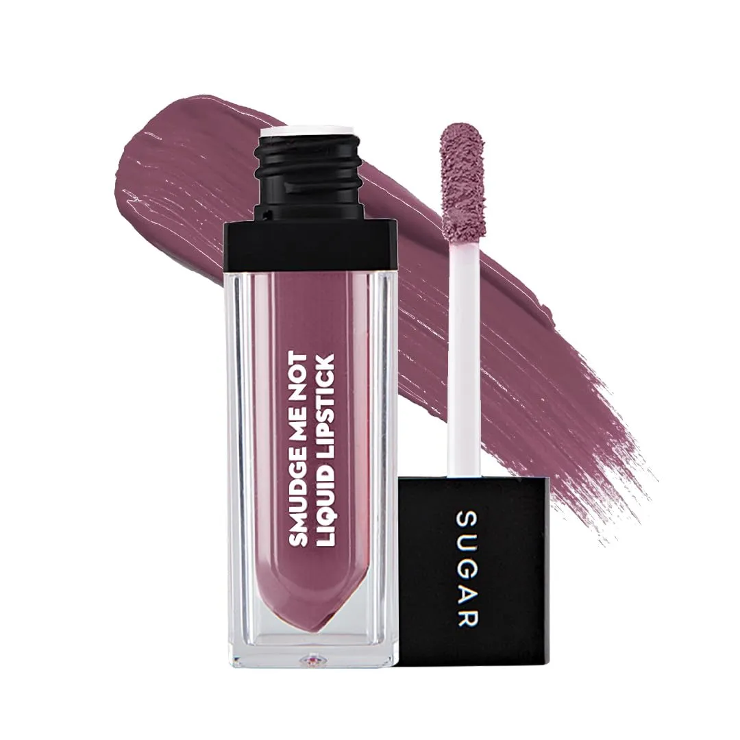 SUGAR Smudge Me Not Liquid Lipstick - 11 Greige Rage (Greige Rose) Intensely Pigmented Liquid Matte Finish, Longwearing Formula, Smudgeproof