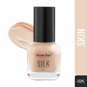 Super Coverage Silk Full Coverage Foundation For All Skeen Type Matte Finish & Poreless, Blendable Normal To Oily Skeen Combination Smooth With Flawless Beauty (Skin)