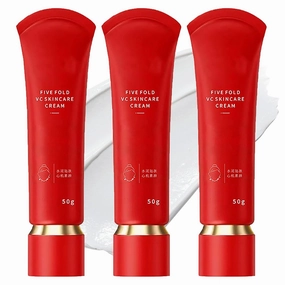 Swarous Moisturizing 𝐁𝐫𝐢𝐠𝐡𝐭𝐞𝐧ing Tone-Up Concealer Cream,Five Fold VC Skincare Cream Anti-Wrinkle,5-in-1 Multi-cream Face Makeup Foundation Oil Control &Long-Lasting & Waterproof (3)