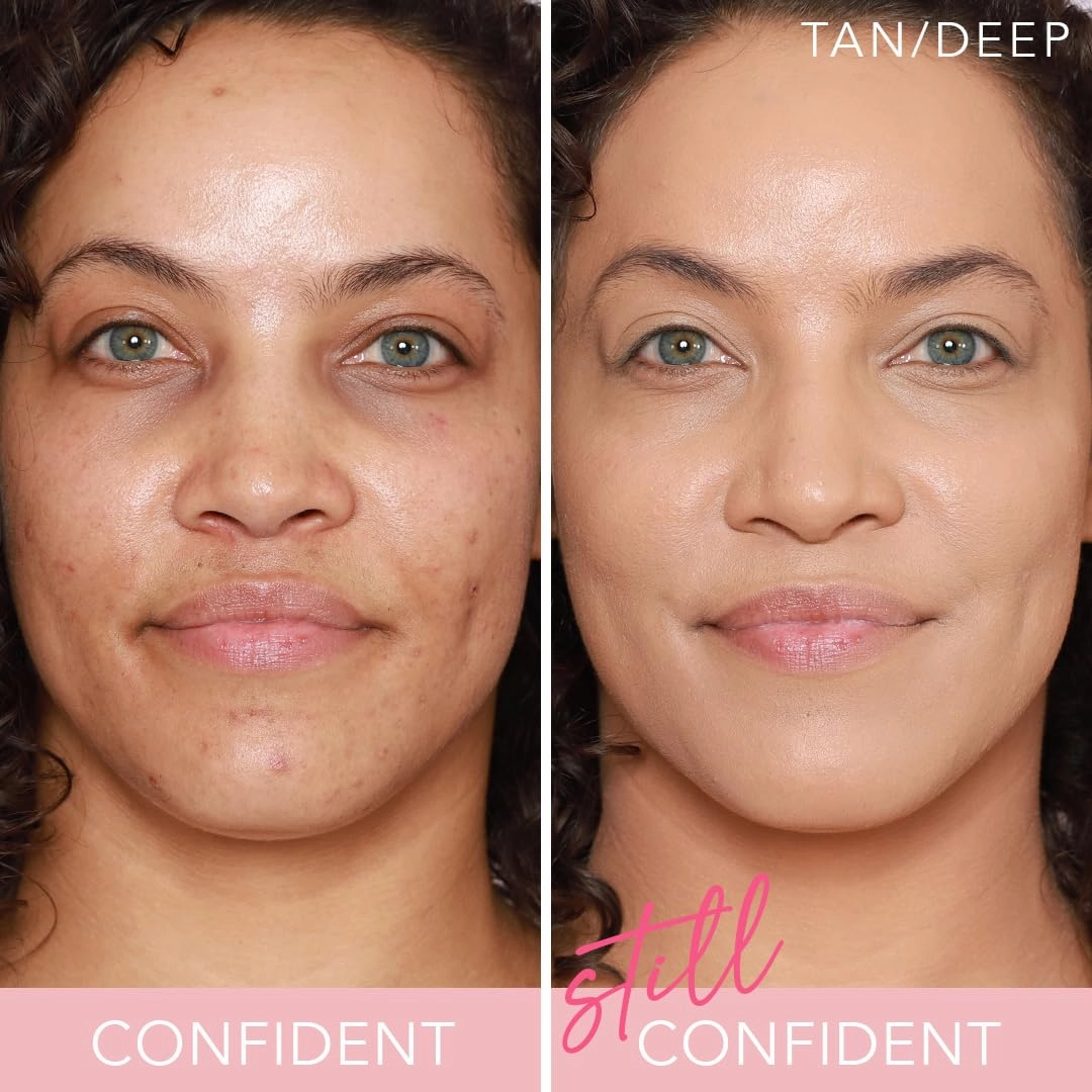 T.C.E This Covers Everything Super Coverage Serum Makeup with Peptides (Tan, One Size)