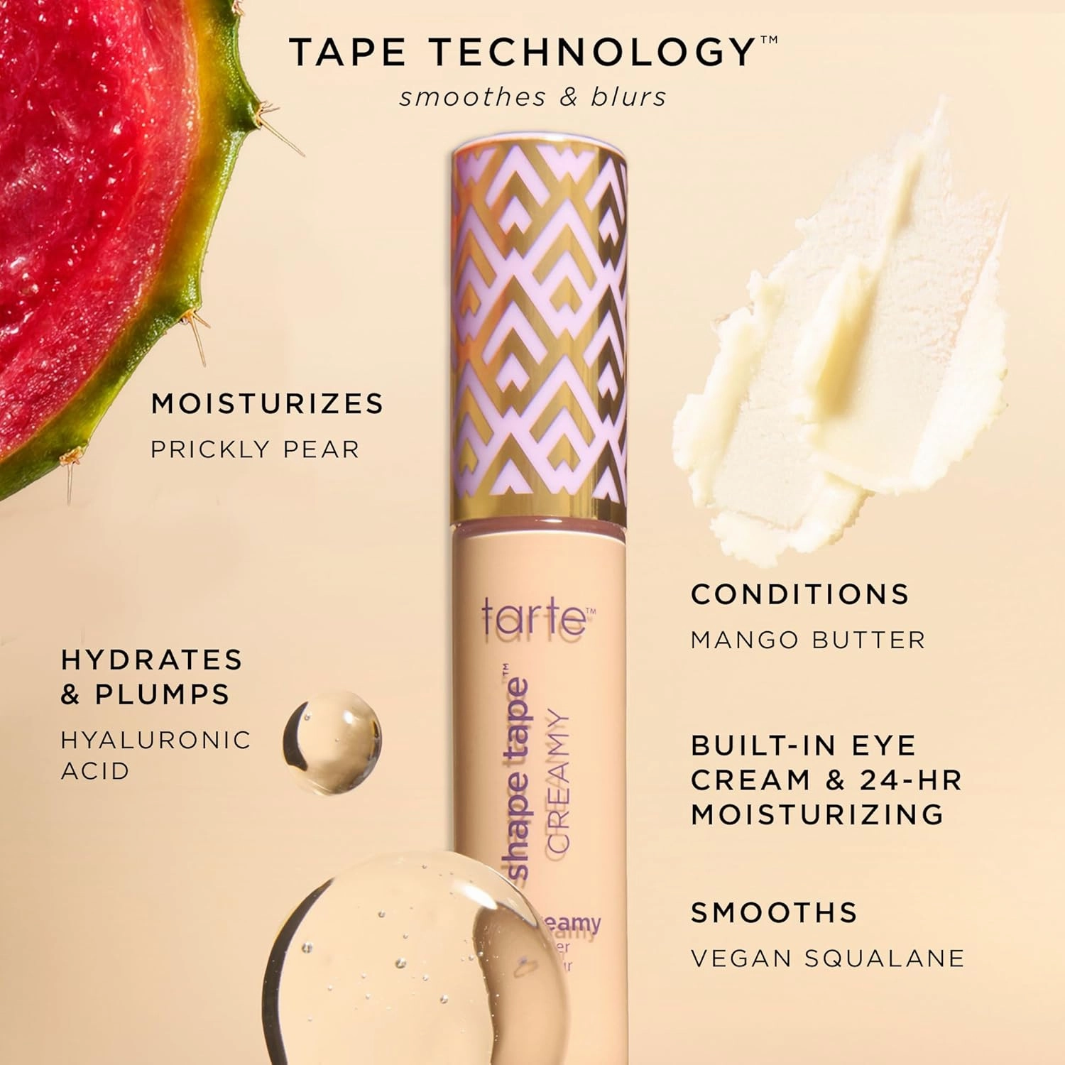 Tarte Cosmetics Shape Tape Ultra Creamy Concealer | Fair Neutral 12N NEW 2021 Formula Best Corrector Makeup Under Eye Brighter, Smoother Skin Matte Finish Nourishing & Gentle 0.33 Ounce (Pack of 1)