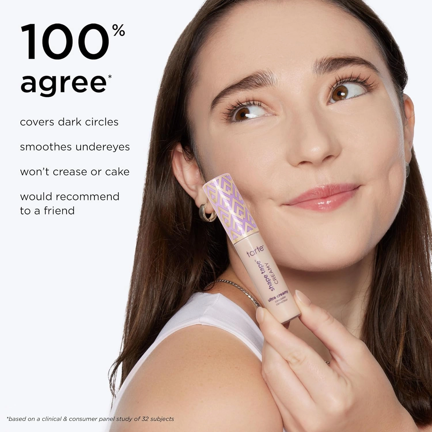 Tarte Cosmetics Shape Tape Ultra Creamy Concealer | Fair Neutral 12N NEW 2021 Formula Best Corrector Makeup Under Eye Brighter, Smoother Skin Matte Finish Nourishing & Gentle 0.33 Ounce (Pack of 1)