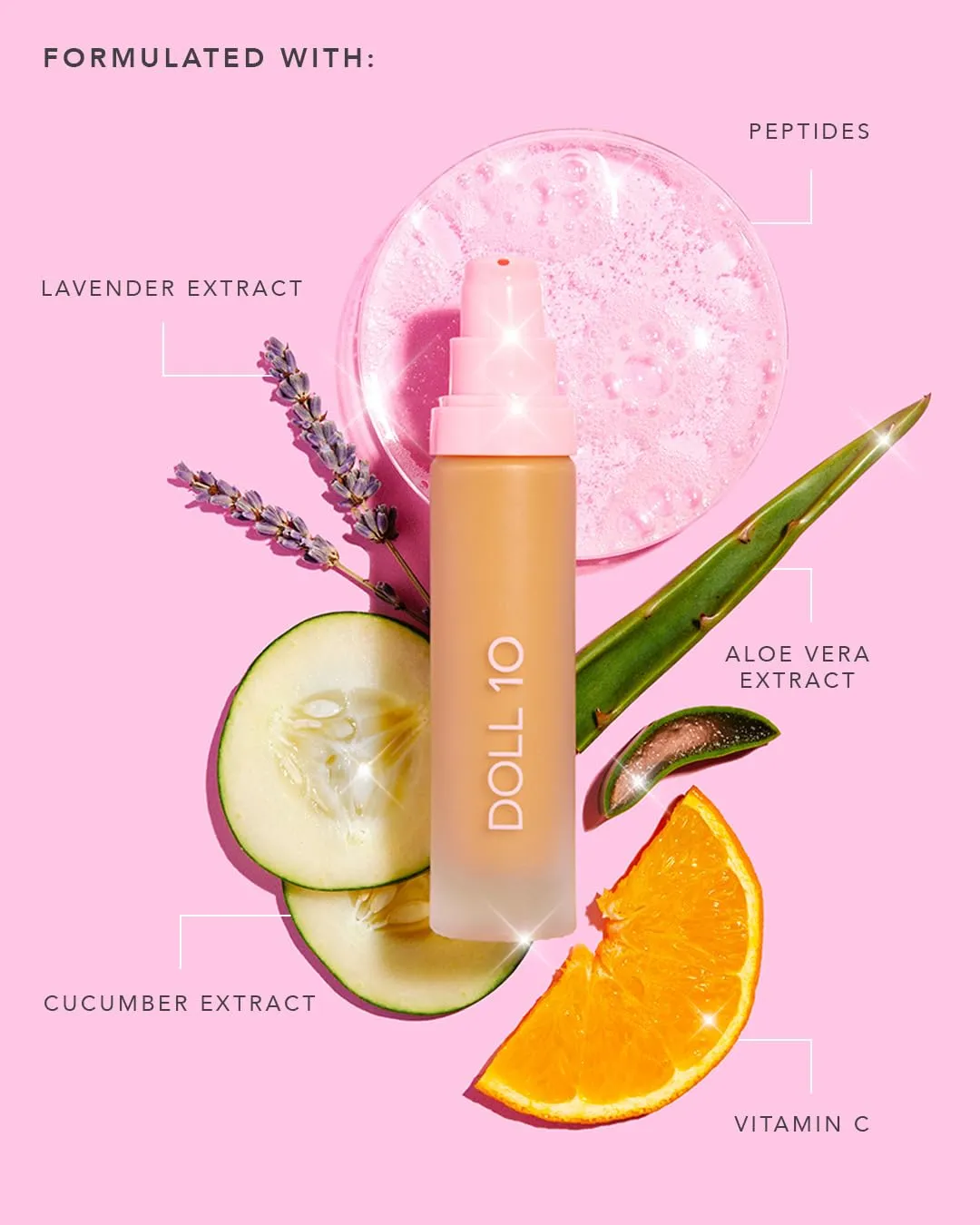 T.C.E This Covers Everything Super Coverage Serum Makeup with Peptides (Fair, One Size)