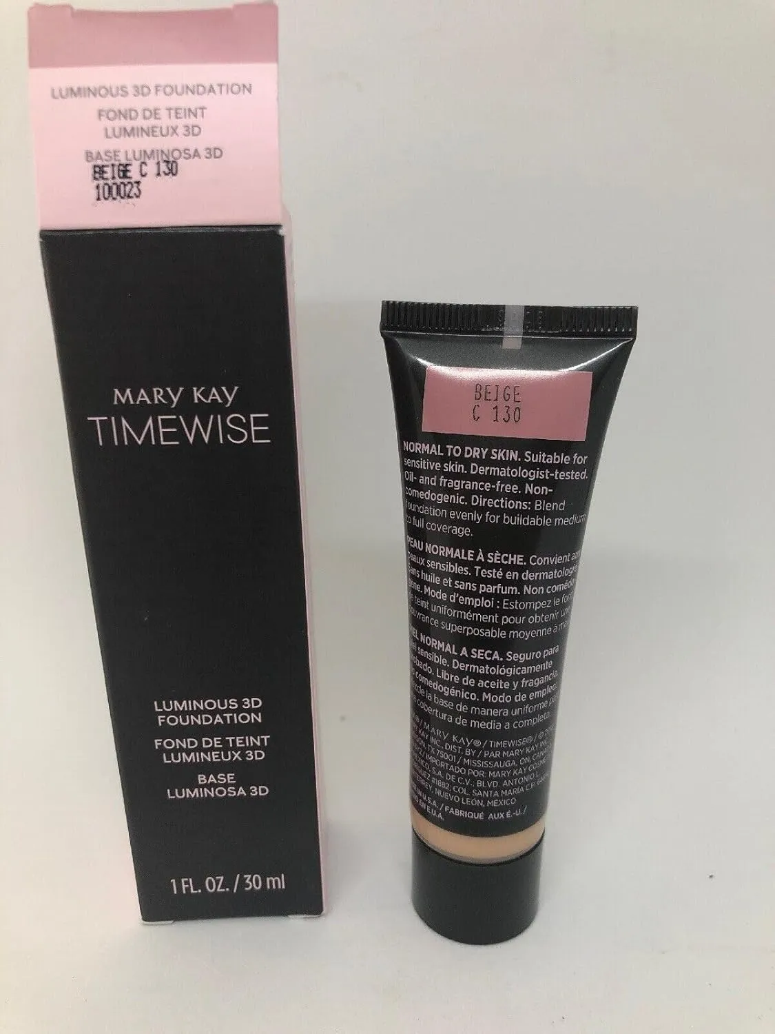 TimeWise Luminous 3D Foundation 1 Fl oz. / 30 ml - Beige C 130