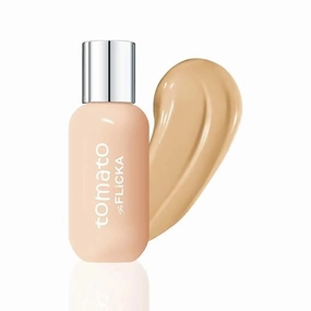 Tomato Foundation For Face Makeup| Light to Medium Coverage| For All Skin Types| Moisturizing, Lightweight,30ml