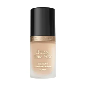 Too Faced Born This Way Natural Finish Longwear Liquid Foundation | Medium-To-Full Coverage | Hydrating   Oil Free