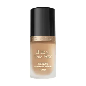 Too Faced Born This Way Natural Finish Longwear Liquid Foundation | Medium-To-Full Coverage | Hydrating   Oil Free