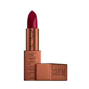 Too Faced Cocoa Bold Lipstick | High Pigment Lip with Creamy Texture   Matte Finish, Vegan   Cruelty Free