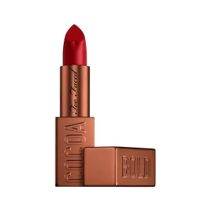 Too Faced Cocoa Bold Lipstick | High Pigment Lip with Creamy Texture   Matte Finish, Vegan   Cruelty Free