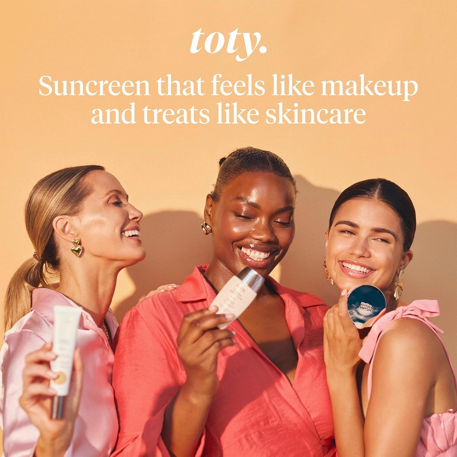 Toty by Sofia Vergara - Ilumina CC Creamy Compact SPF 50  Refill - Mineral Sunscreen for Face - Cream Foundation Balm - Blurring, Matte Light Coverage - Water Resistant - All Skin Types - 5W1