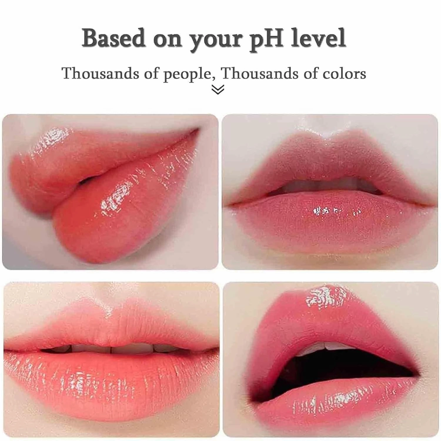 Transferproof Color Changing Lipstick, Color Changing Lipstick Gold Foil For Women, Ph Moisturizing Glossy Shine Lip Gloss Long Lasting (2pcs)
