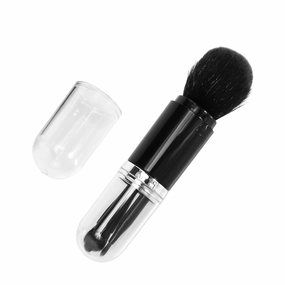 Travel-ready Retractable Makeup Brush Kit Highlighter Foundation Concealer Powder Brush