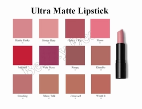 Ultra Matte Lipstick Velvety Texture Long Lasting Comfort Hydrated Lipstick (Honey Bare)
