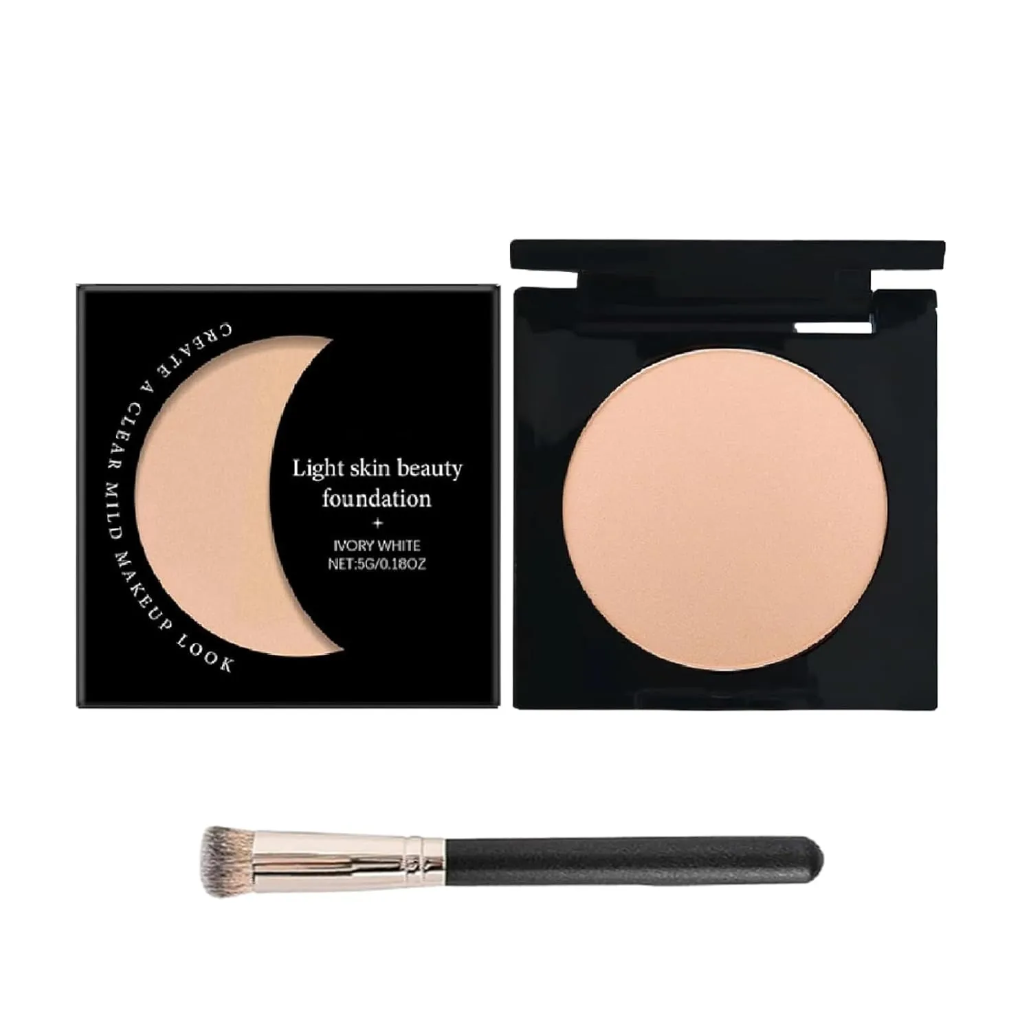 Under Eye Brightener, 2025 New Eye Brightener Conceal & Brighten Dark Circles Moisturizing and Waterproof, Moisturizing Foundation Eye Concealer for Dark Circles (Lvory, M)