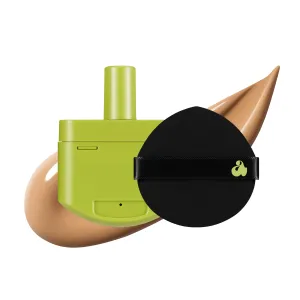 UNLEASHIA Foundation Makeup Healthy-Green Cushion - 15g, SPF 30 PA  , Lightweight Buildable Coverage, Vegan, Natural Satin Finish(27W)