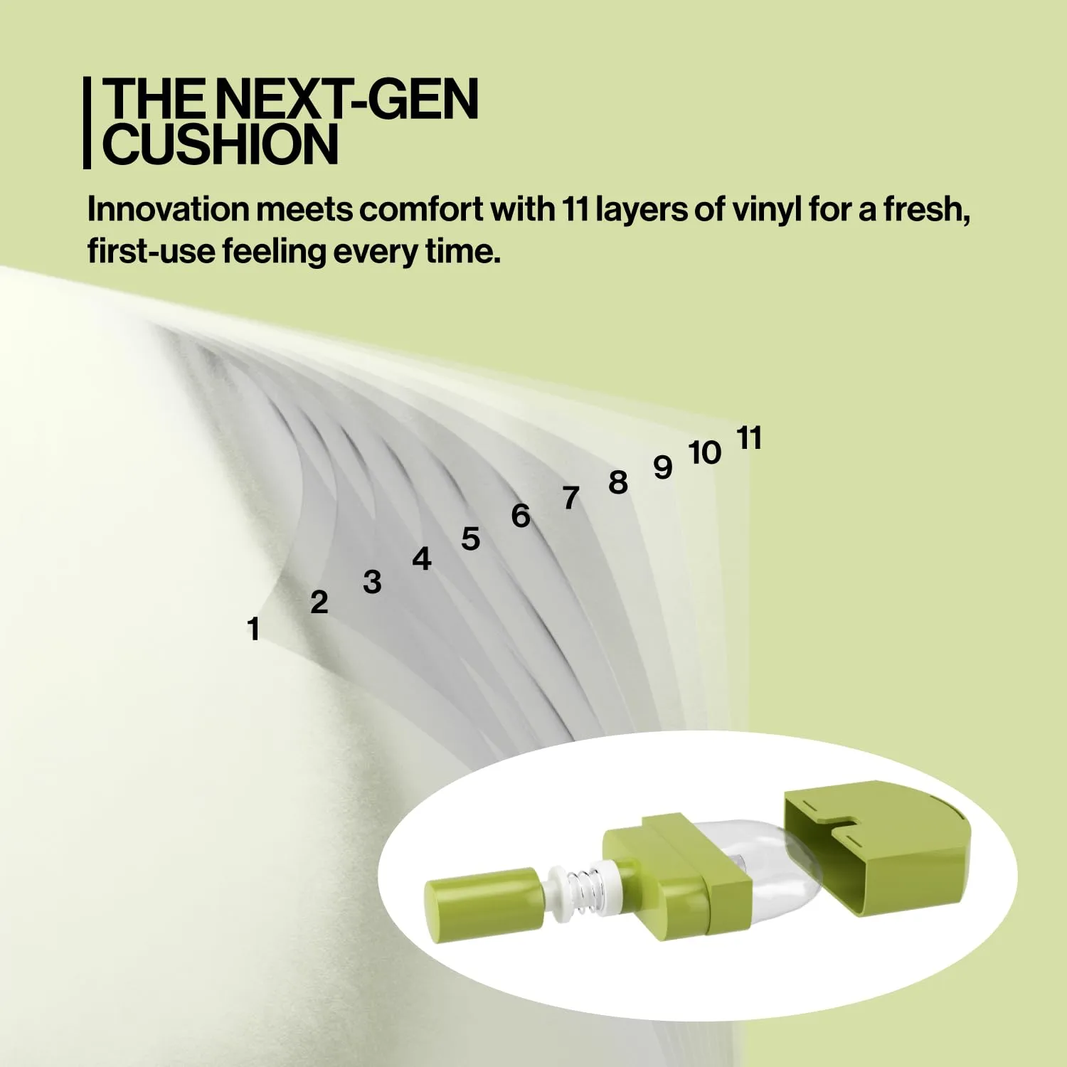 UNLEASHIA Foundation Makeup Healthy-Green Cushion - 15g, SPF 30 PA  , Lightweight Buildable Coverage, Vegan, Natural Satin Finish(27W)