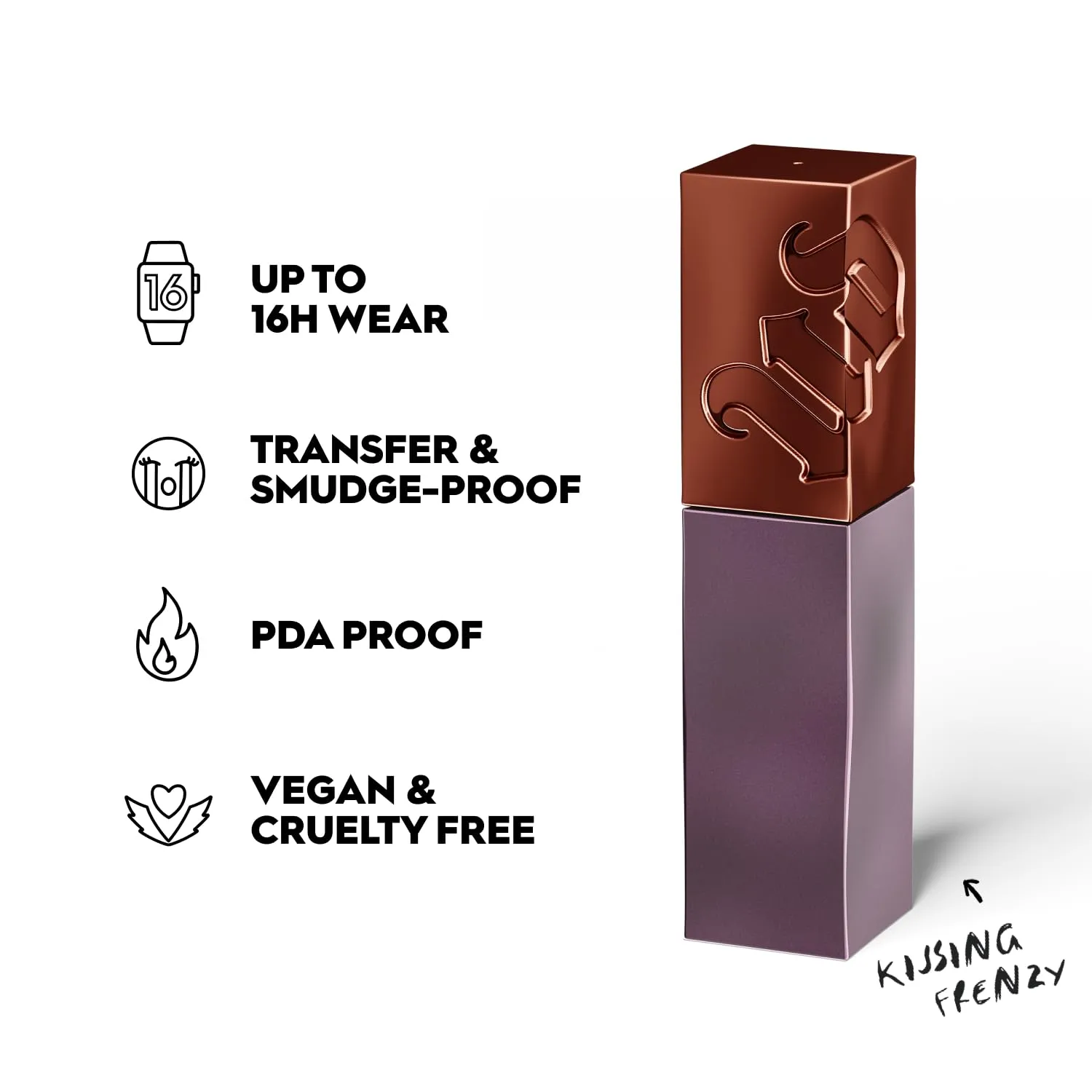Urban Decay Vice Lip Bond Glossy Longwear Liquid Lipstick, Transfer-proof, Smudge-proof, Up to 16HR Wear, Hydrating Lip Color, Instant Shine, Vegan, Cruelty-free - 0.14 fl oz