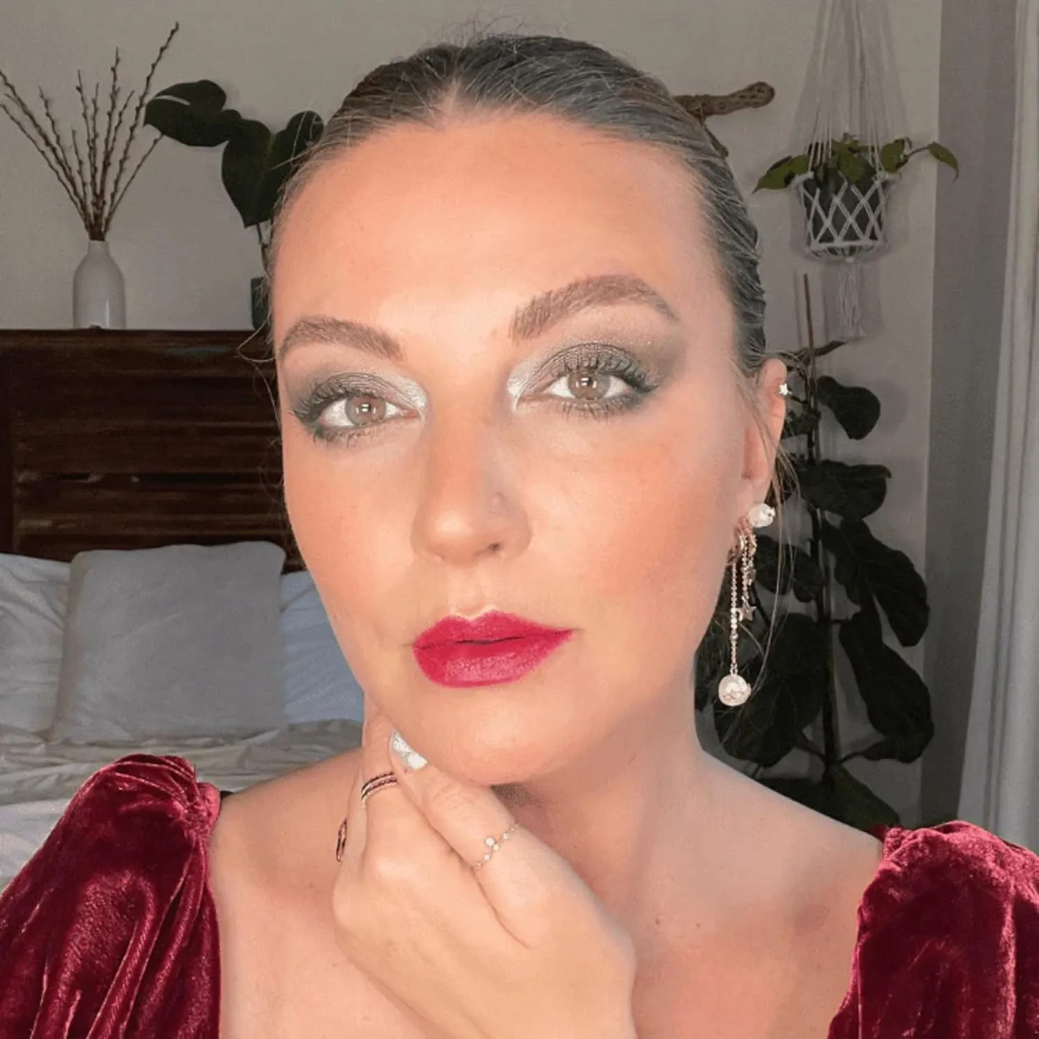 Vegan Lipstick Matte, Long Lasting, Hydrating Lip Stick with Vitamin E and Watermelon Seed Oil, Paraben and Cruelty Free (Confident - Plum Color)