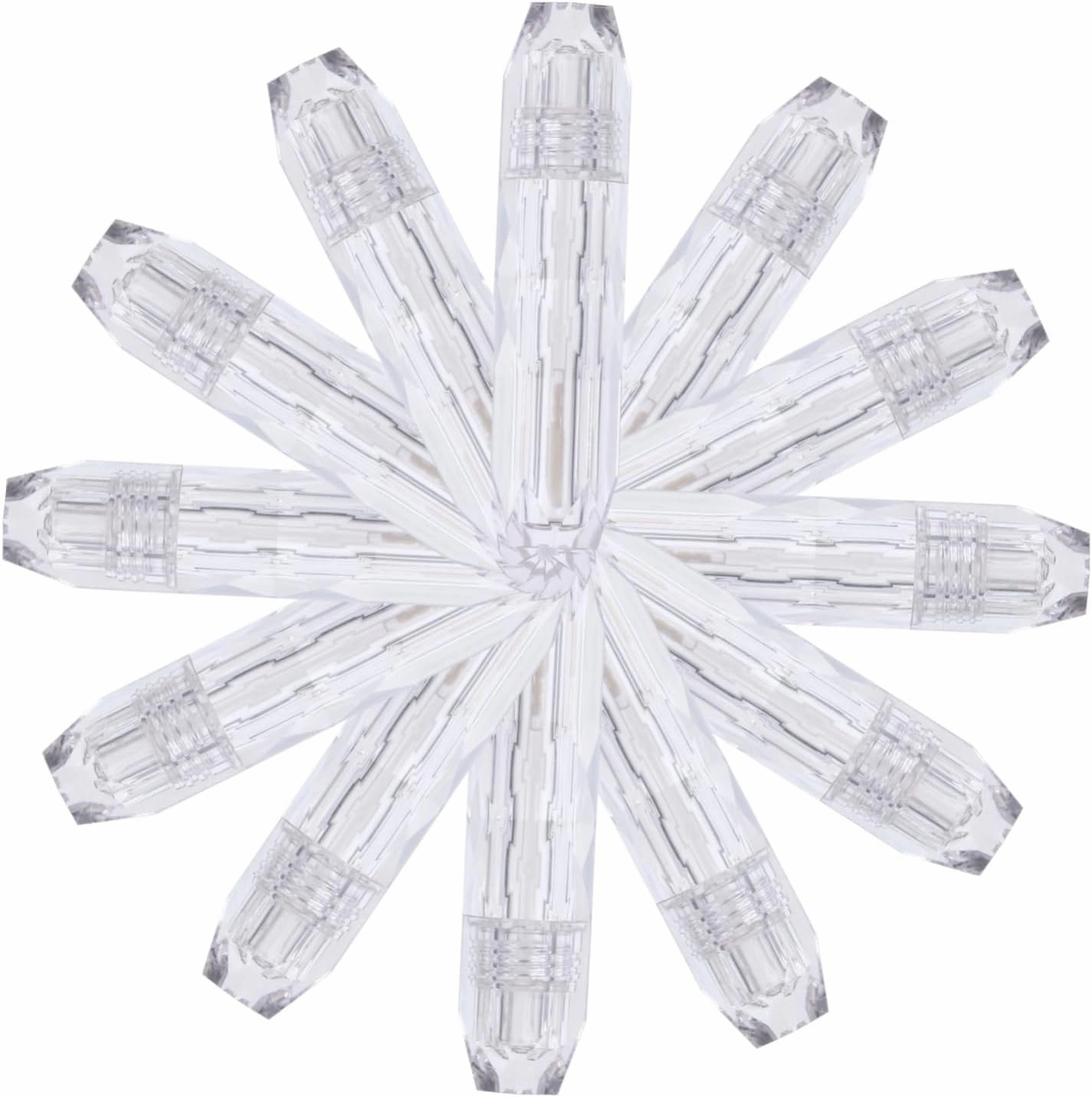 VICASKY 15Pcs Shaped Empty Lip Gloss Tubes Clear Lipstick Containers for DIY Makeup Travel Friendly Bottles for Samples and Daily Use