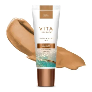 Vita Liberata Beauty Blur Face, CC Cream, Flawless Complexion, Radiant Glow, Evens Skin Tone, Full Coverage Foundation, Hydrating & Customizable, New Packaging