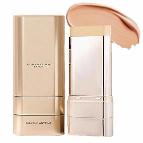 Vivien Beauty Foundation Stick, Stick Foundation Makeup, Multi-Use Foundation Makeup With Brush For All Skin Types (#3, One Size)