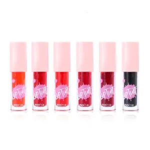 Water Lip Tint Stain Hydrated Smudge-proof Liquid Lipstick Long Lasting Moisturizing Lip Gloss Makeup (Pack of 6)