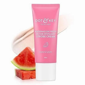 Watermelon Fresh In-The-Spotlight Strobe Cream|Face Skin Radiance Cream|Moisturizer&Highlighter For Face|For Dewy Glazed Instant Glow|Boosts Hydration|For All Skin Types|For Women&Men|30Ml