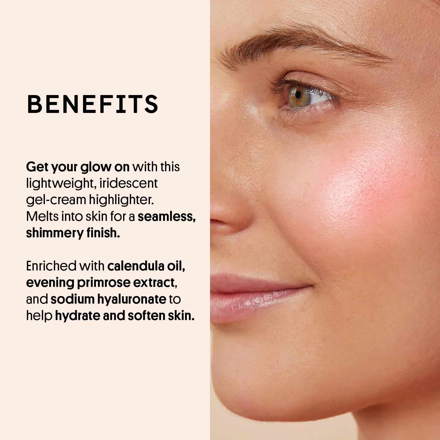 Winky Lux Cheeky Rose Liquid Highlighter, Gel Cream Highlighter with Blendable Buildable Pigment, Long-Lasting Weightless Finish, Pink Opal