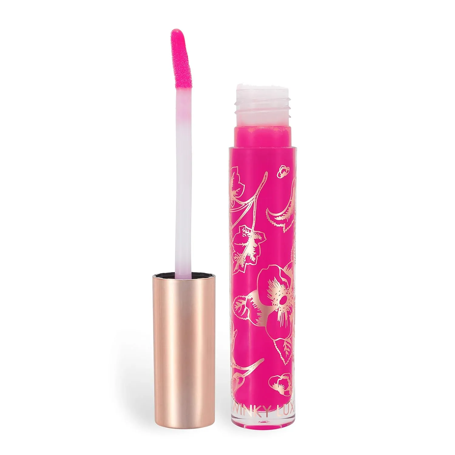 Winky Lux Fruity Gloss pH Lip Stain, Non Sticky Lip Gloss, Tinted Lip Oil, Lip Lacquer, Yummy Fruit Lipgloss, Jojoba Oil for Hydration & Shine, Prickly Pear