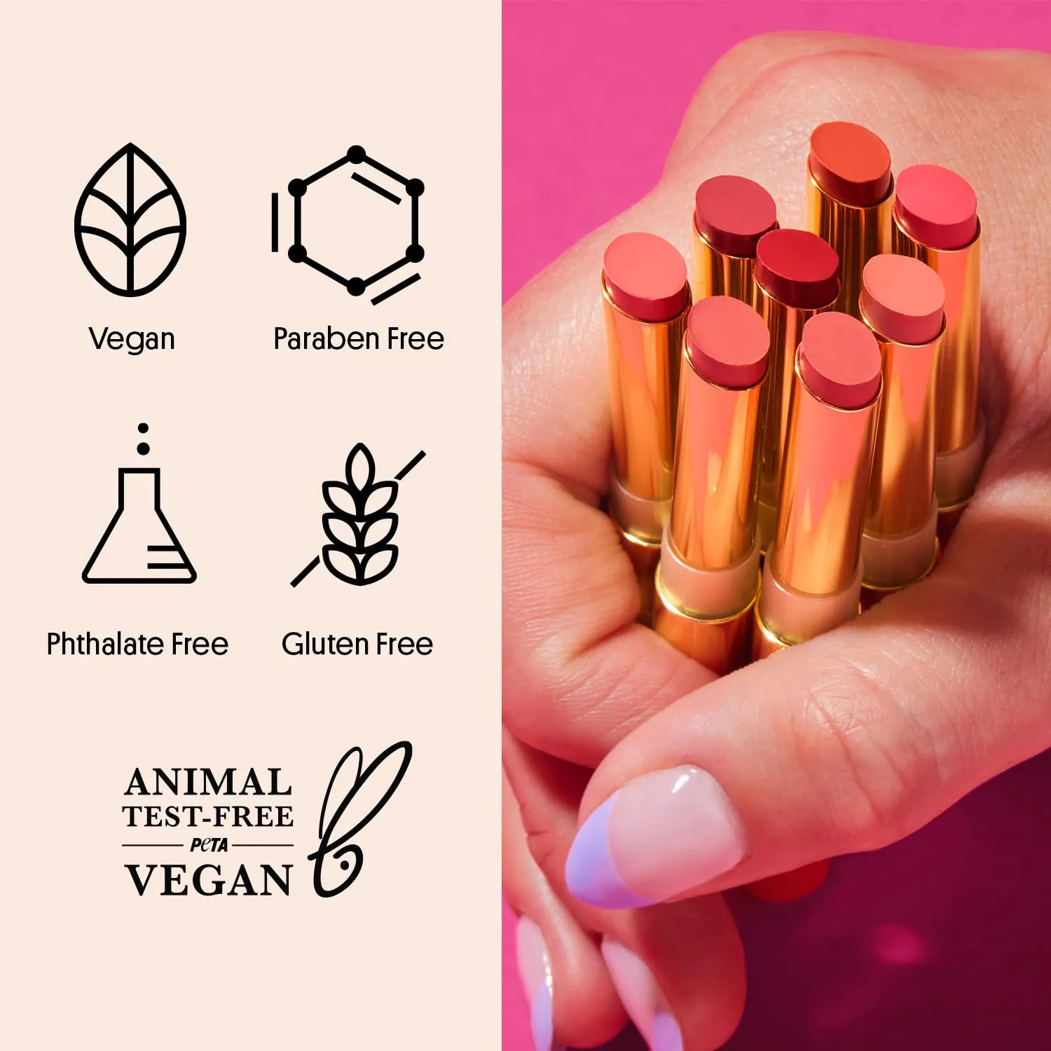 Winky Lux Skinny Plump Demi-Matte Lipstick, Natural Plump Lipstick, Weightless Long Lasting Soft Matte Lip Crayon, Infused with Hyaluronic Acid & Plum Oil, Rose Hotel