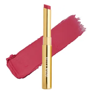Winky Lux Skinny Plump Demi-Matte Lipstick, Natural Plump Lipstick, Weightless Long Lasting Soft Matte Lip Crayon, Infused with Hyaluronic Acid & Plum Oil, Rose Hotel