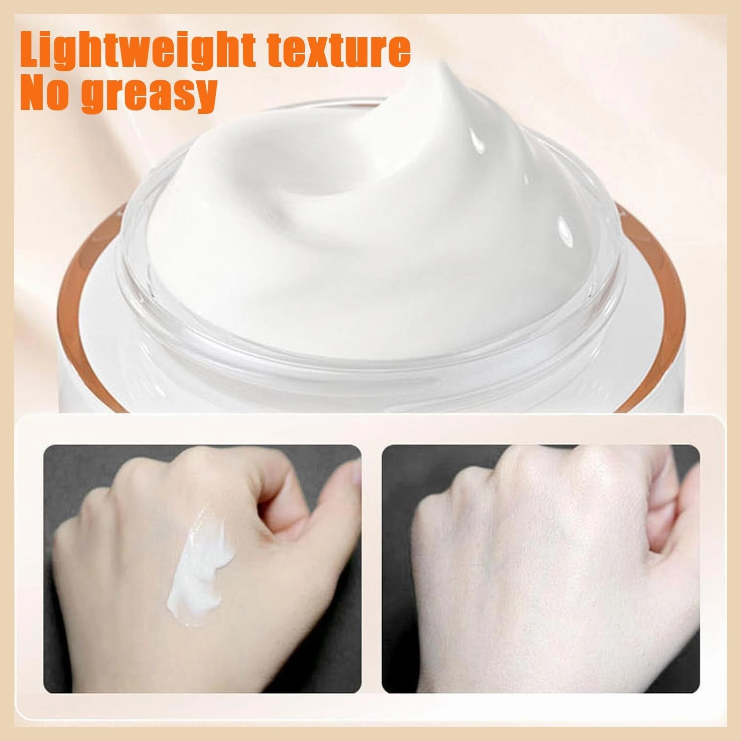 XIRUJNFD Kekecai Hydro 𝐖𝐡𝐢𝐭𝐞𝐧𝐢𝐧𝐠 Cream, Anti Wrinkle and Firming Foundation, Kekecai Cream Foundation, SXCS Makeup Cream for Brightening, Swarous Makeup Cream for Brightening (2Pcs)